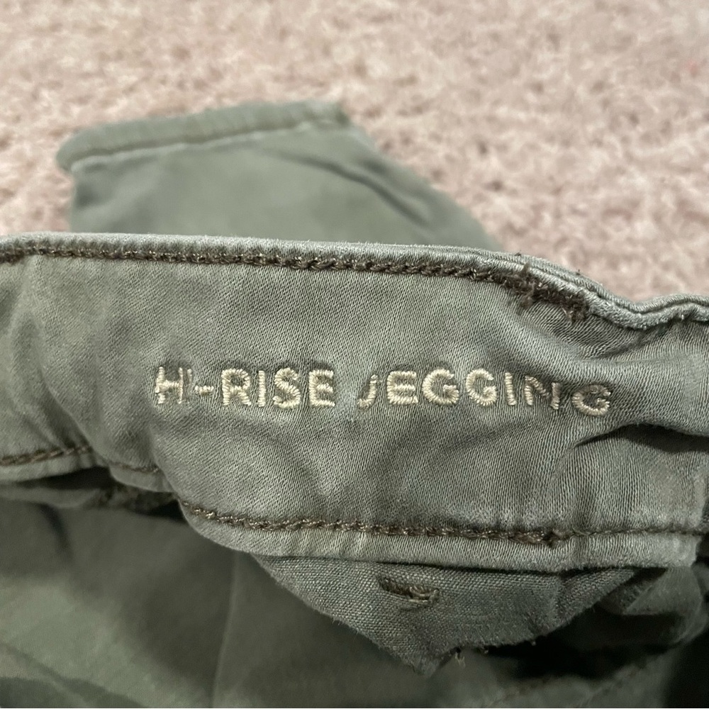 American eagle hi rise jeggings green size 4 inseam 27” - Picture 7 of 7